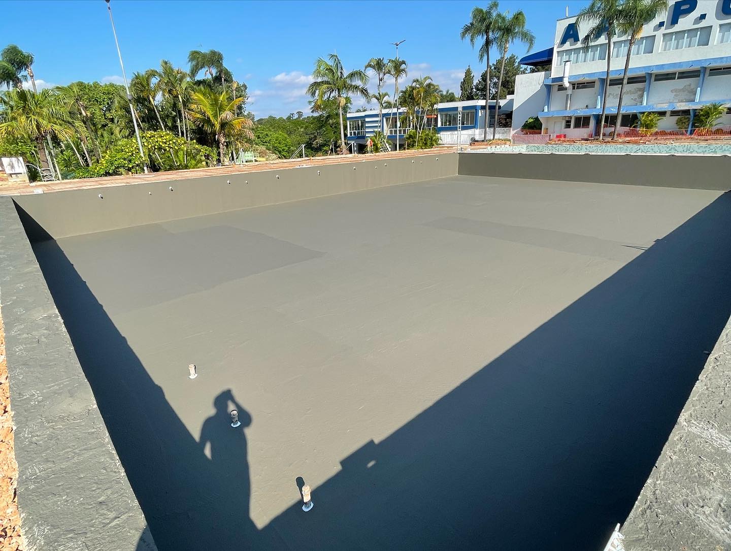 Obra de impermeabilização executada pela Alpha