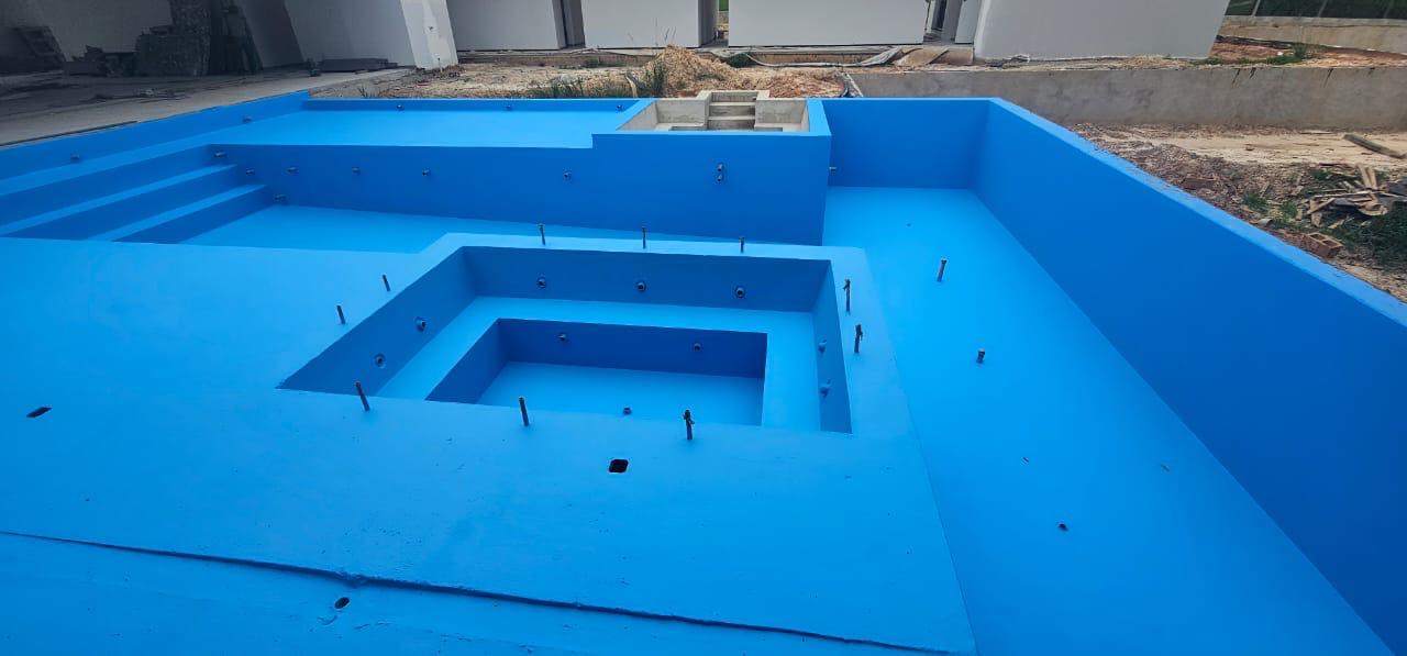 Obra de impermeabilização executada pela Alpha