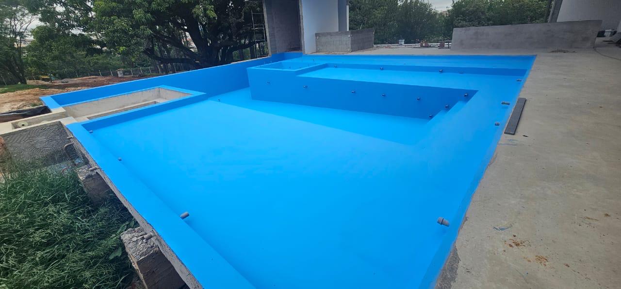 Obra de impermeabilização executada pela Alpha