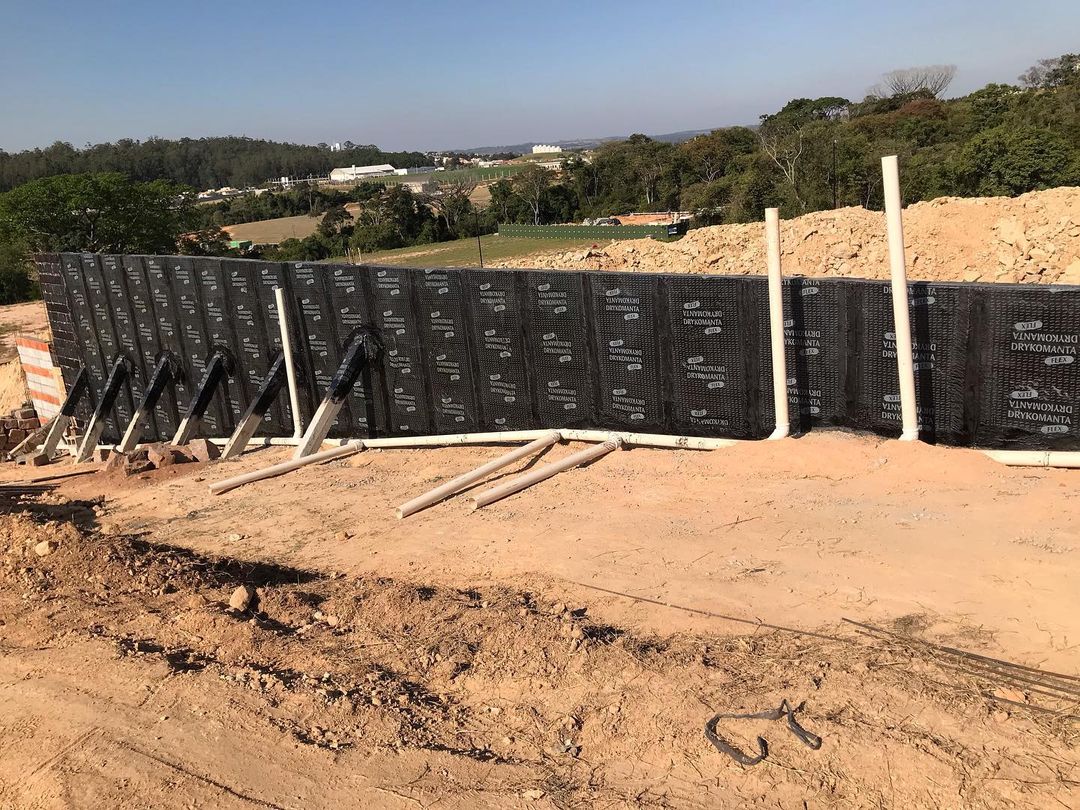 Obra de impermeabilização executada pela Alpha