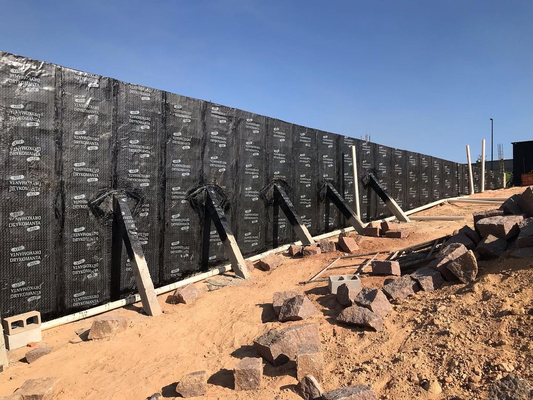 Obra de impermeabilização executada pela Alpha