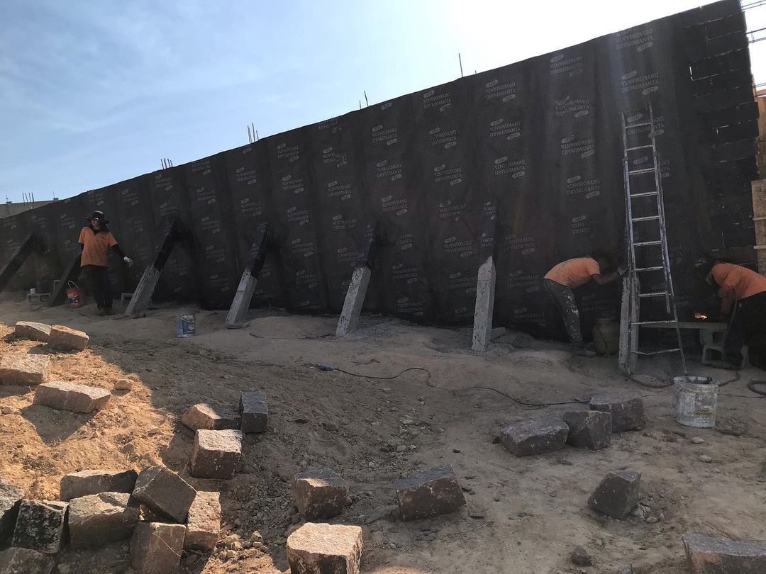 Obra de impermeabilização executada pela Alpha