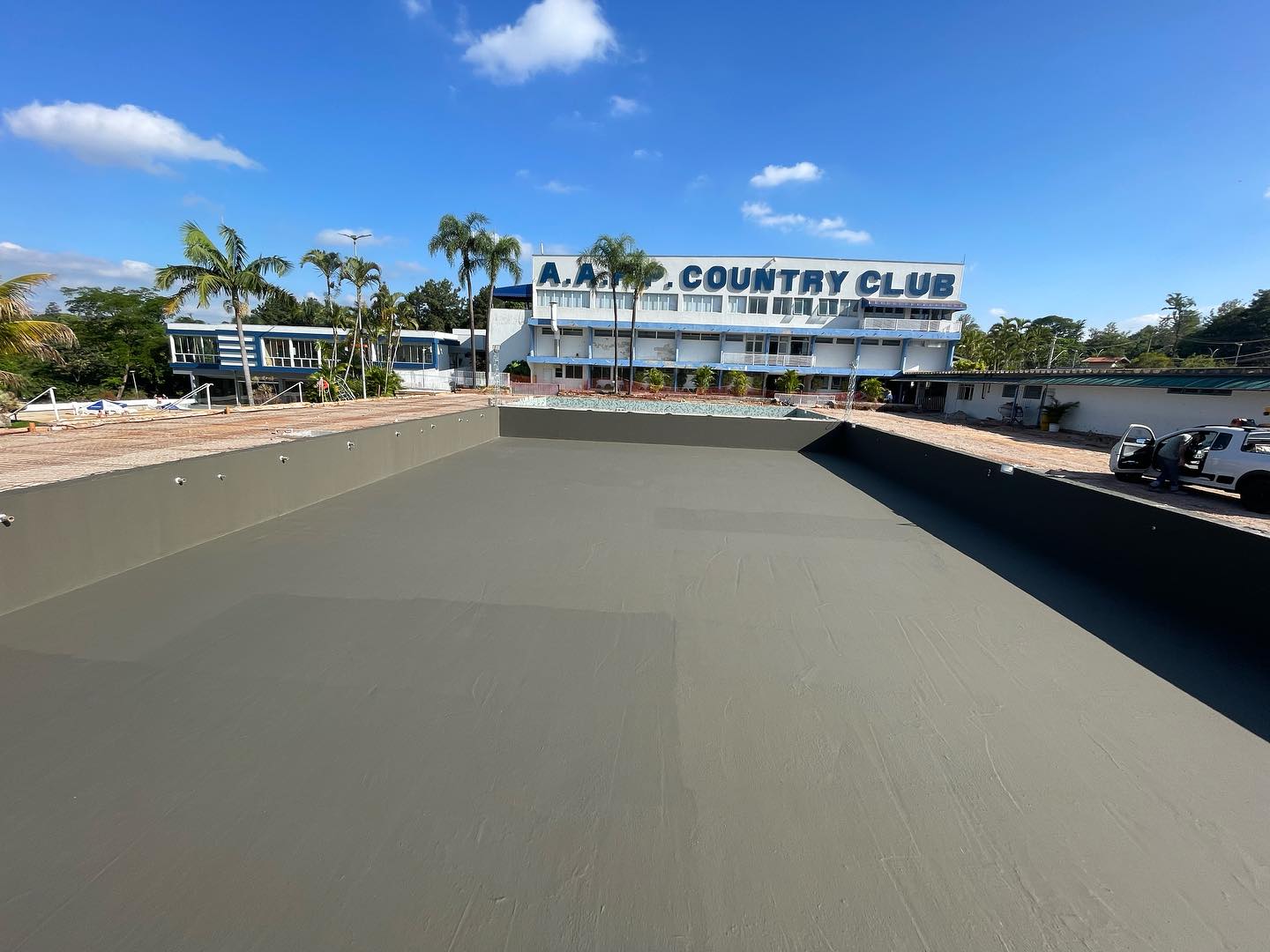 Obra de impermeabilização executada pela Alpha